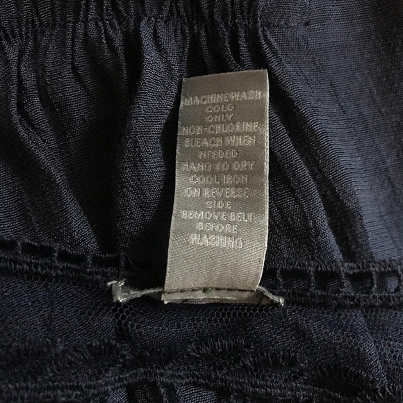 Charlotte Russe XL Navy Sheer Lace Top Shirt 🐝 - Picture 5 of 5